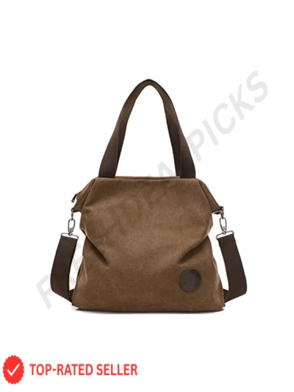 Canvas Hobo Shoulder Bag Crossbody Tote for Women Travel Work